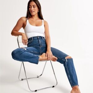 Ultra High Rise Ankle Straight Jean
